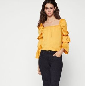 BCBGeneration Puff Sleeve Romance Top